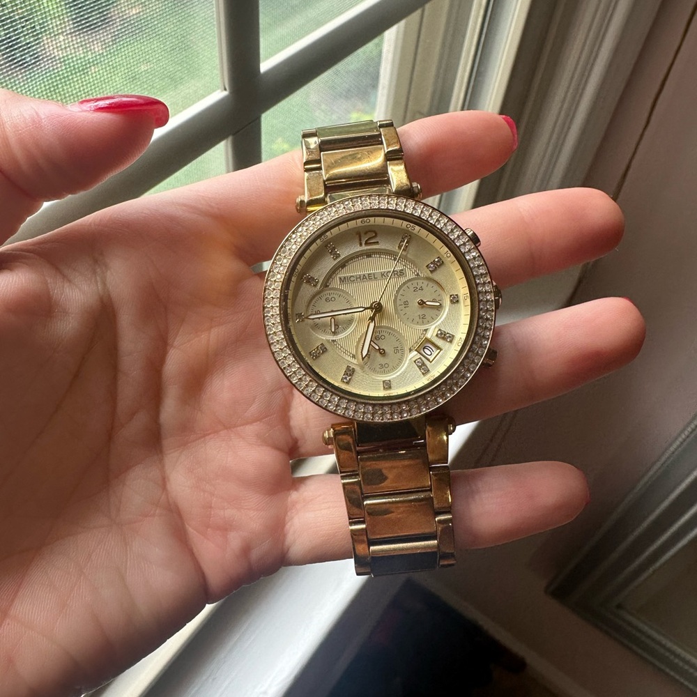 Michael Kors Parker Watch in gold
